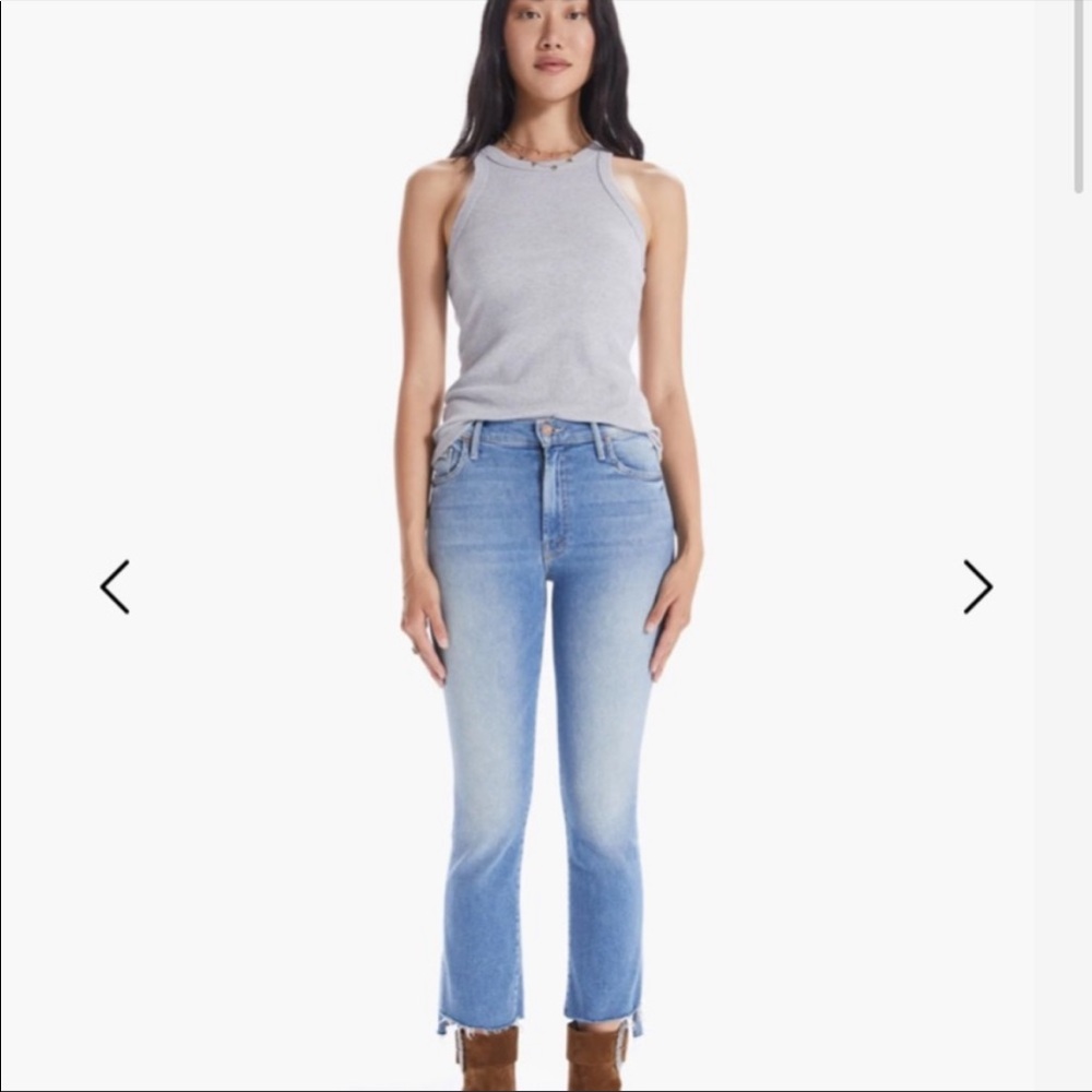 MOTHER insider crop step Frey jeans size 30